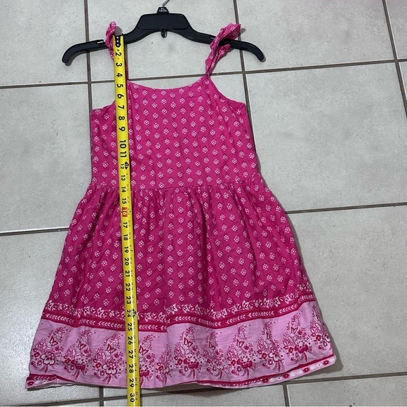 Gap Kids Girls Spring Pink Floral Print Dress size L. - Picture 8 of 9